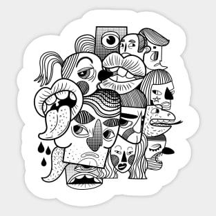 faces Sticker